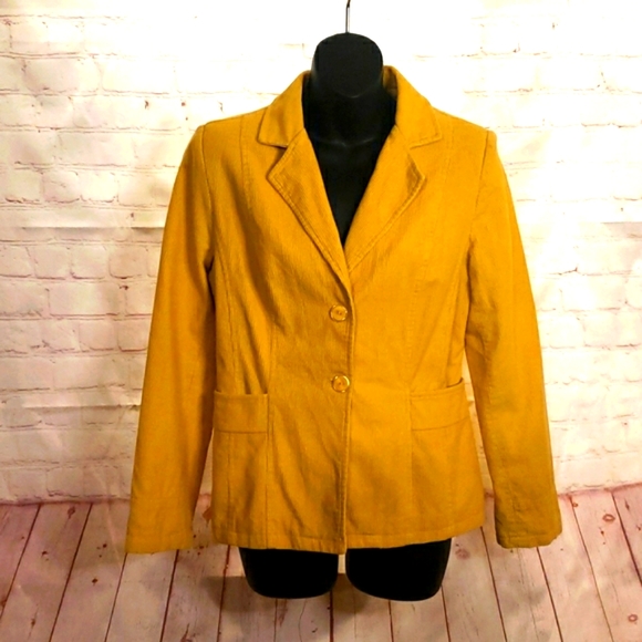 AZLEN Corduroy Blazer Jacket - Picture 1 of 6